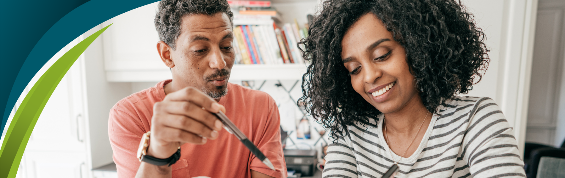 couple looking at paperwork